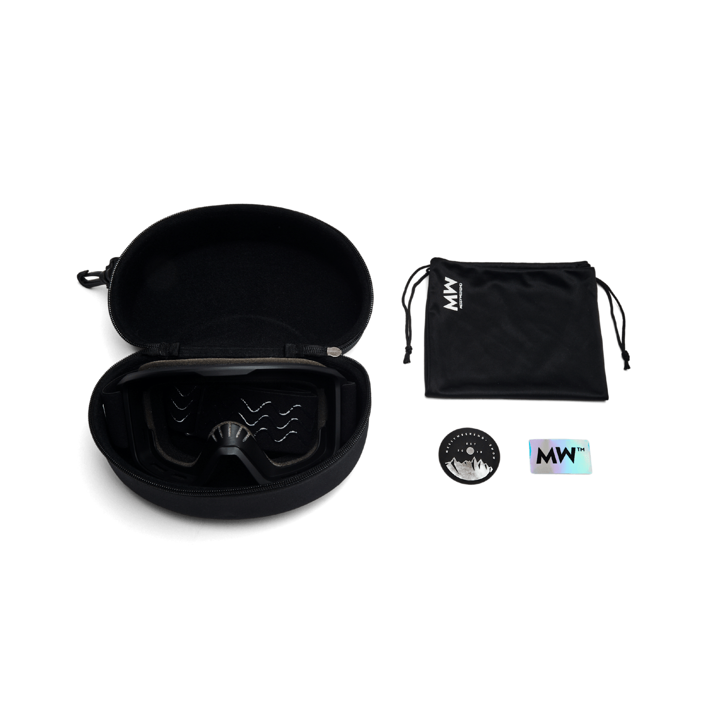 Messy Weekend Ferdi XE2 Ski Goggles - Green Mirrored (Grey Band)