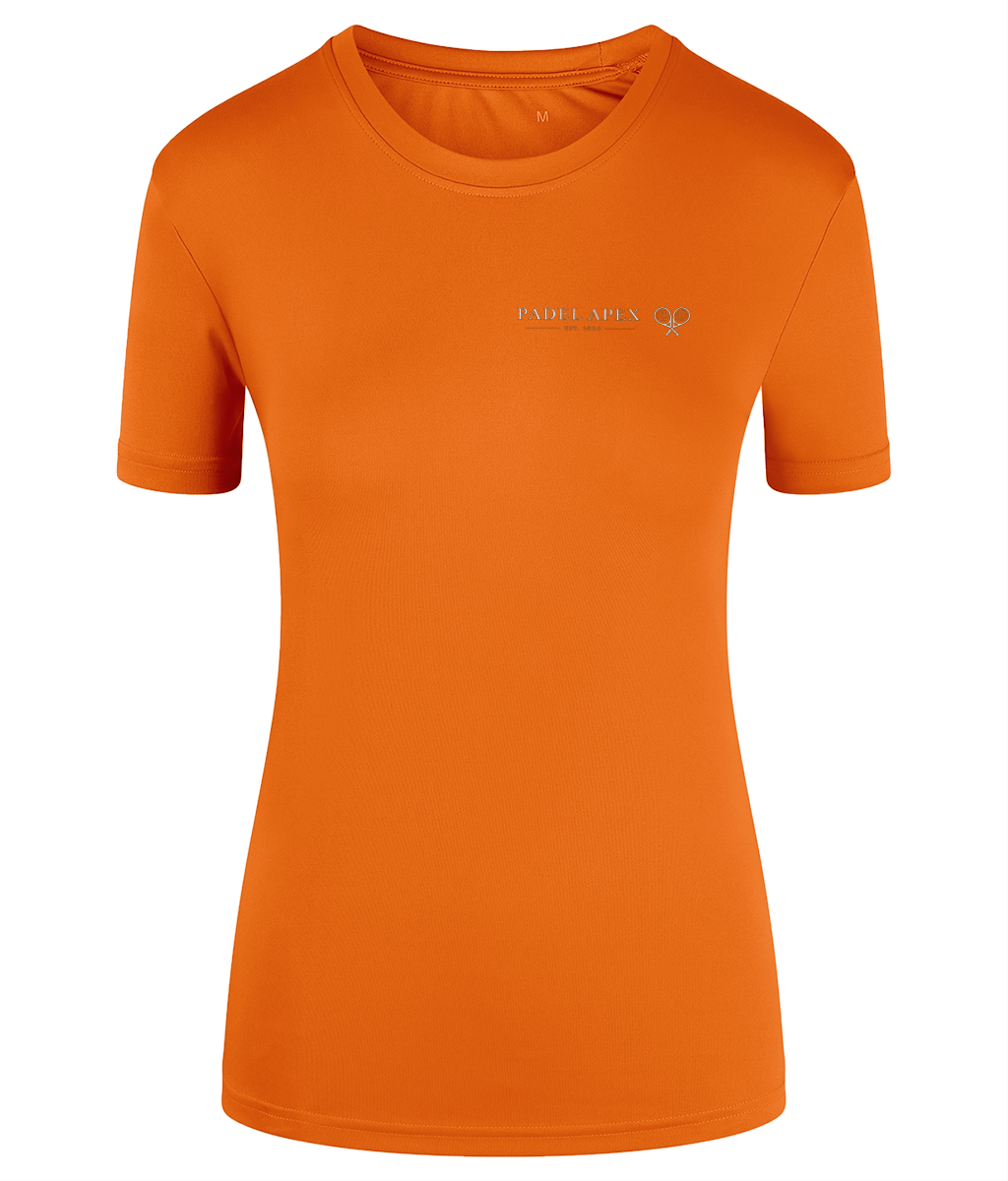 PADEL APEX - Womens Performance Top - Lightening Orange