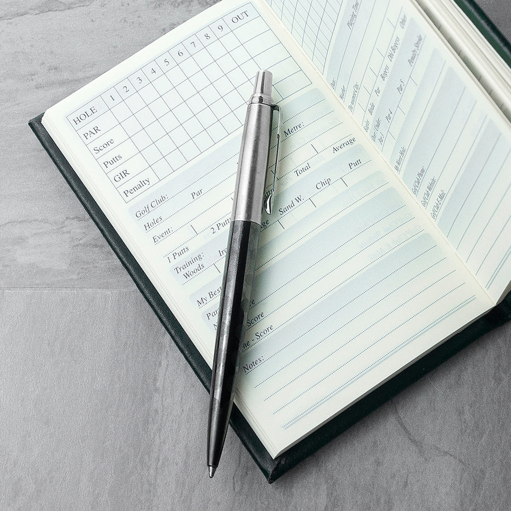 Personalised Luxury Leather Golf Notes