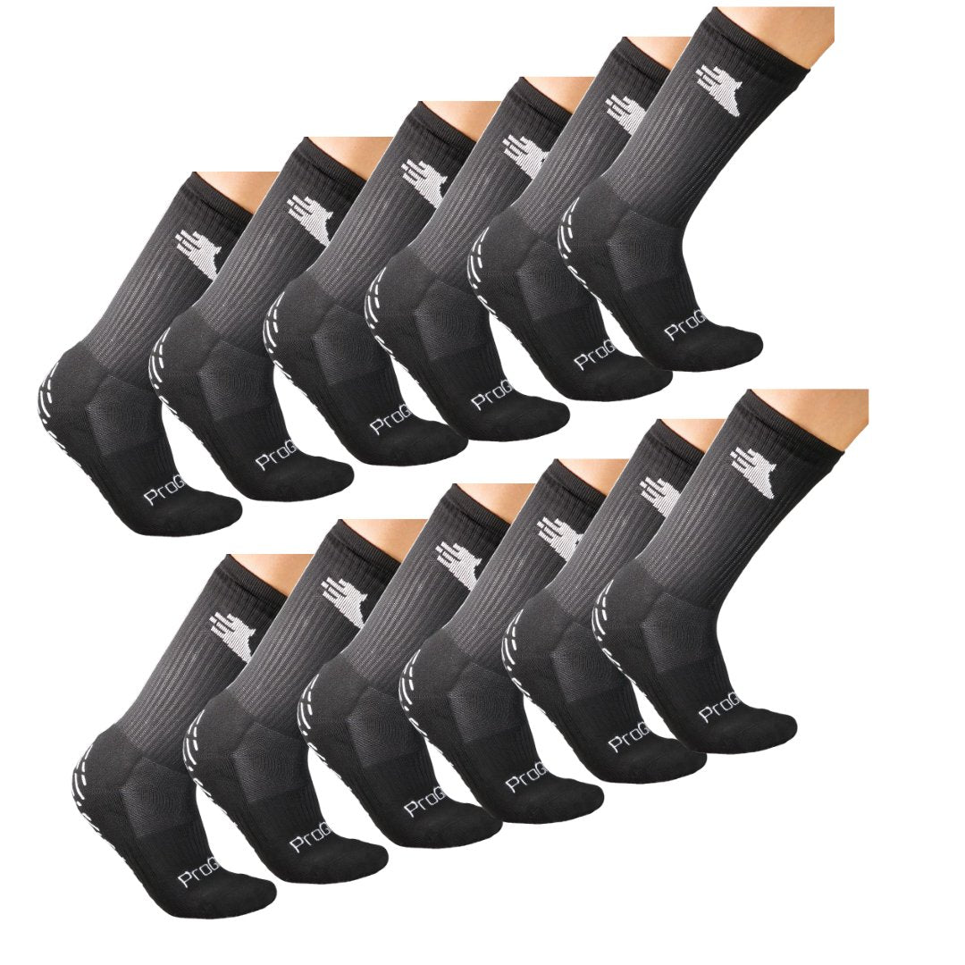 ProGrip Team Grip Socks Bundle (11 Pairs) – Anti-Slip Sports