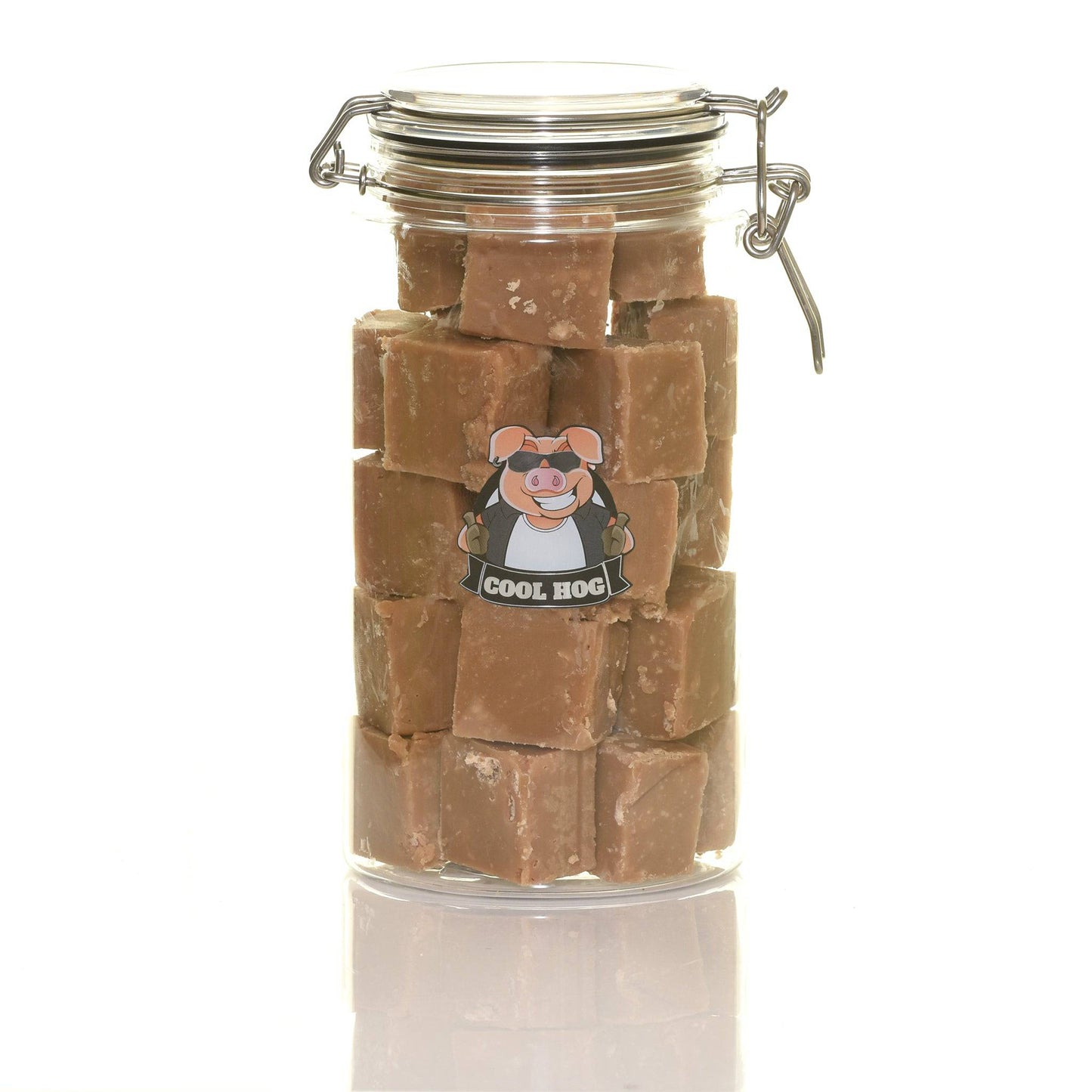 Salted Caramel Flavour Handmade Fudge Jar