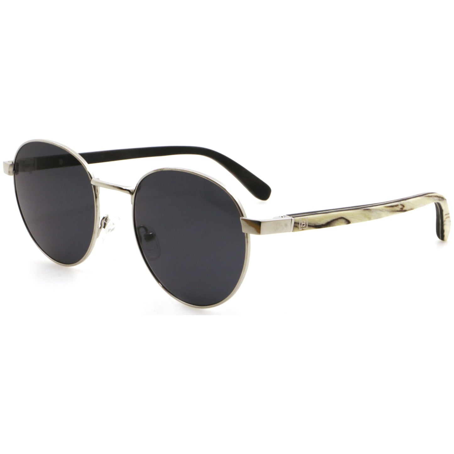 Jamie - Titanium & Wood Sunglasses