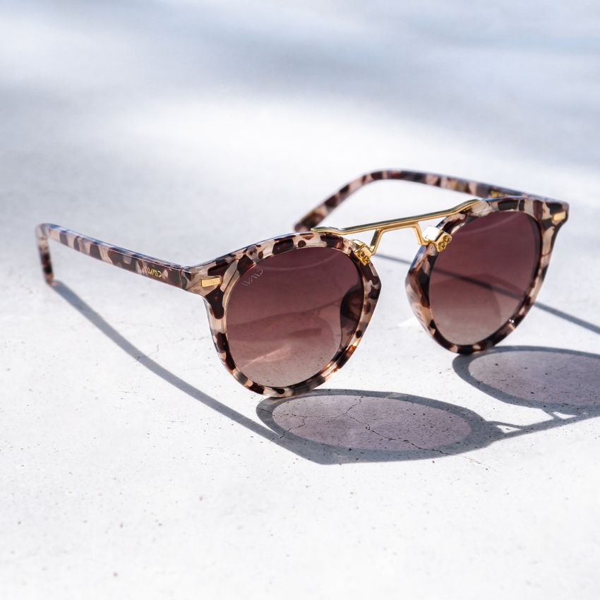 SKYLER Beige Tortoise/Brown Lens by WMP Eyewear