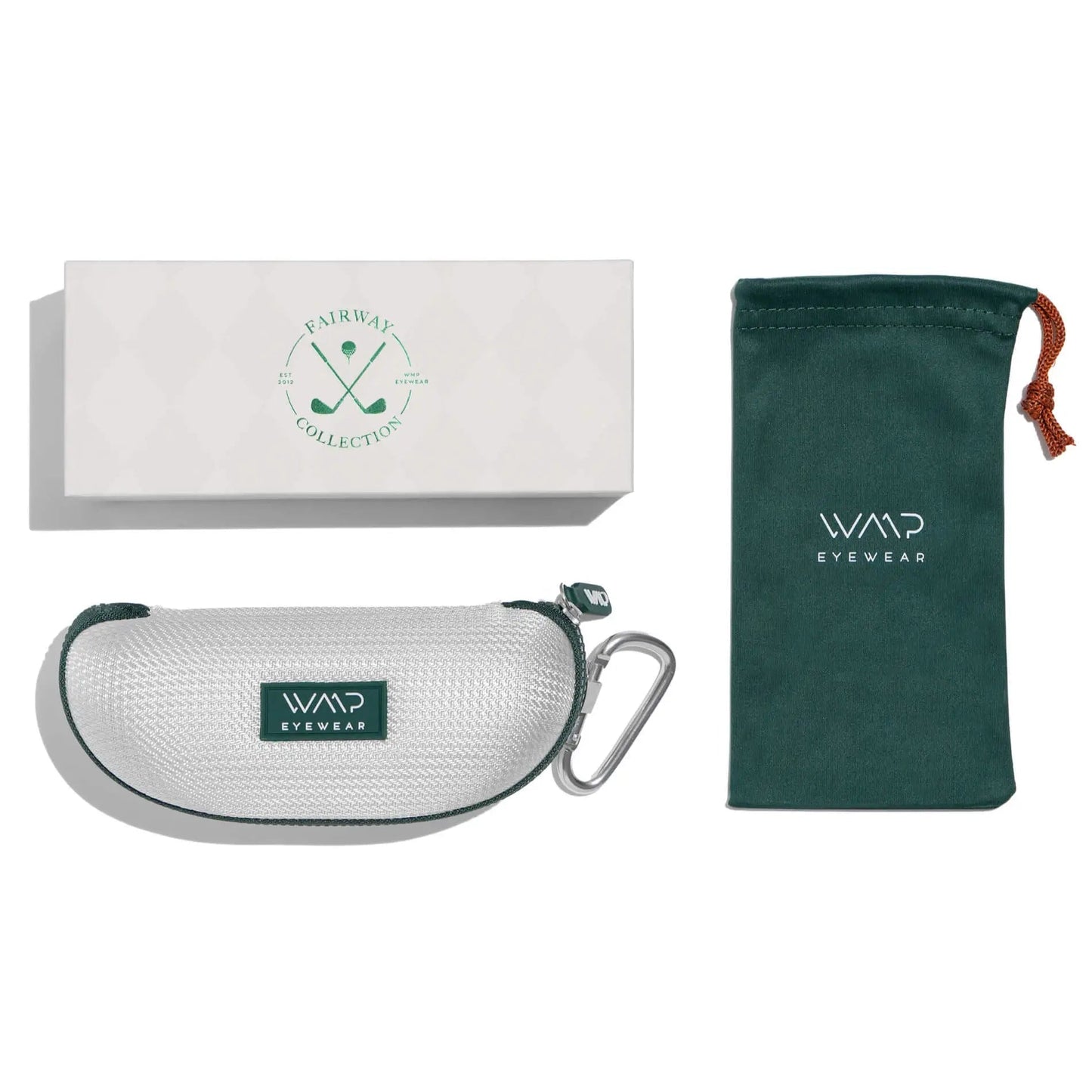 WOODS Men's Golf Special Edition Sunglasses in Triple Black by WMP Eyewear
