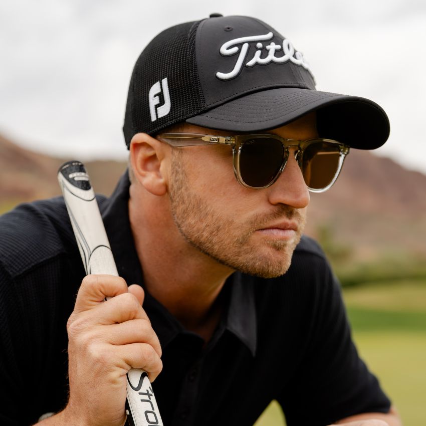 WYNDHAM Men's Golf Special Edition Sunglasses in Crystal Ice Grey by WMP Eyewear