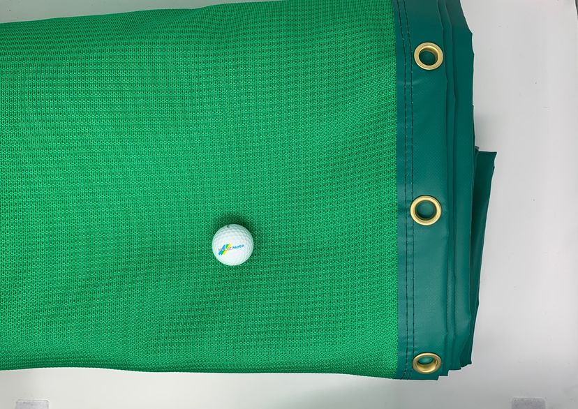 Setup of County Pro golf netting practice cage with Buddify golf training tag