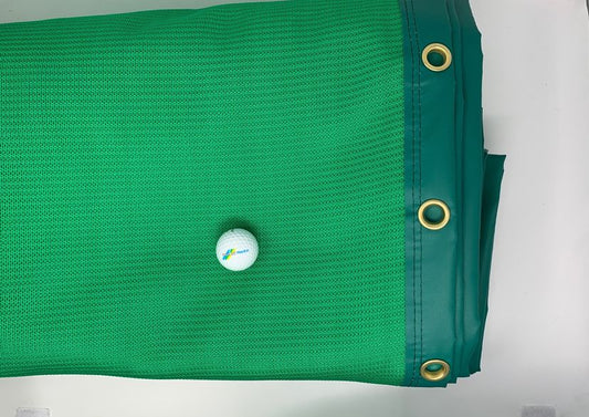 Setup of County Pro golf netting practice cage with Buddify golf training tag