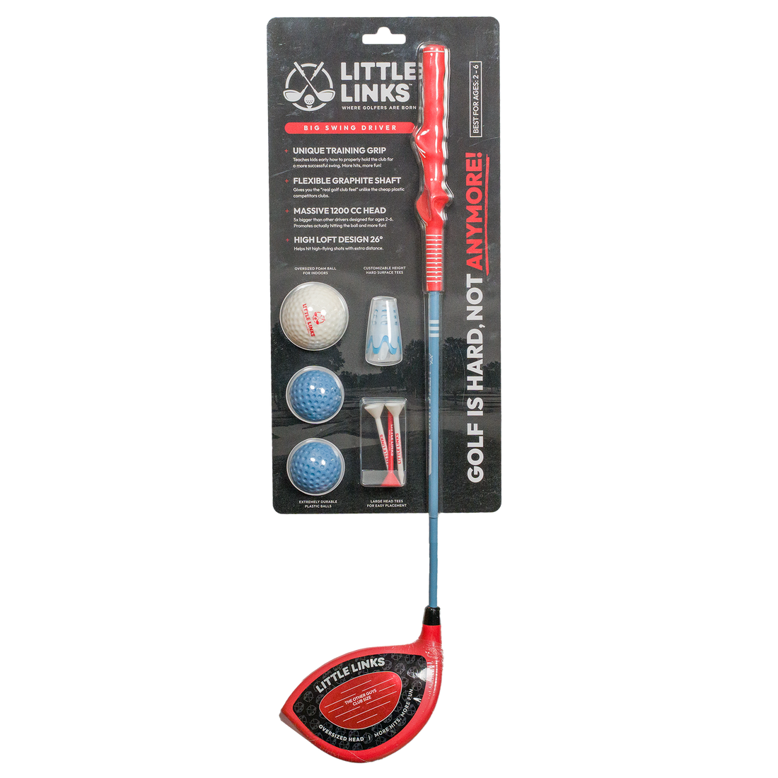 Big Swing Kids Golf Driver With Training Grip