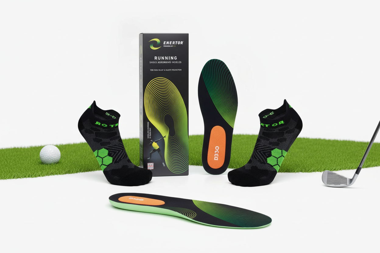 ENERTOR® Performance Insoles & Socks for Golfers | Golf Store UK