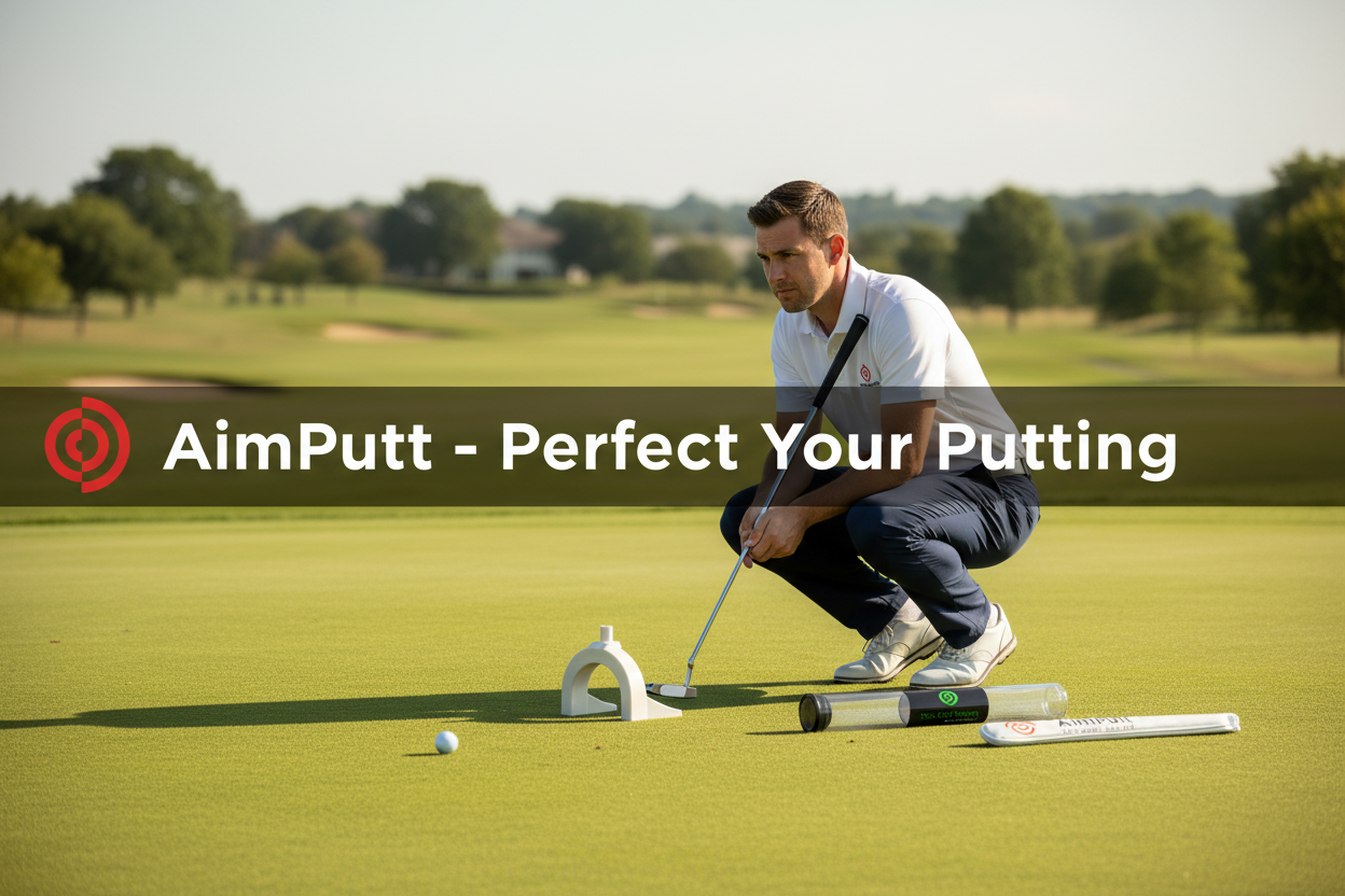 AimPutt precision putting training aids and golf alignment tools for home and green, designed for UK golfers