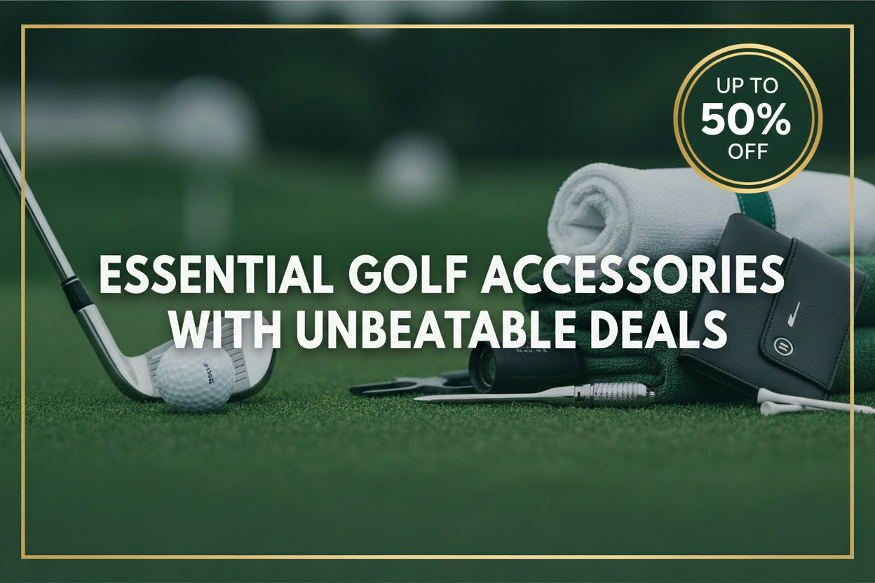 Golf essentials with unbeaten prices on golf balls - tees - ball markers and so much more 