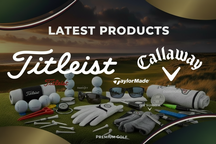 Latest golf clubs, balls, and accessories from top brands