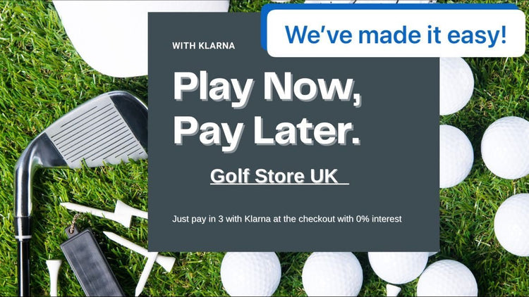 Shop golf and padel equipment with Klarna pay later option at Golf Store UK
