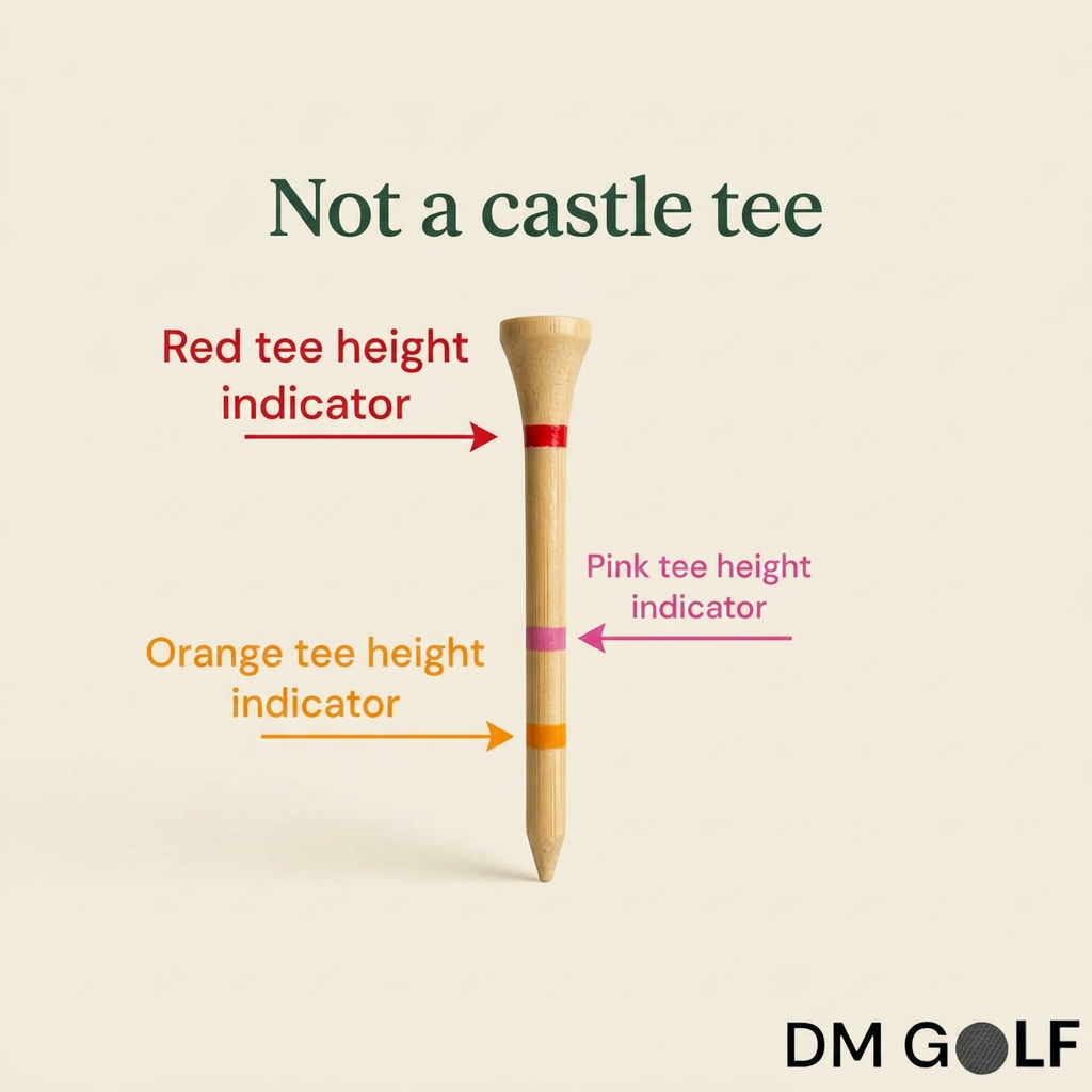 Refreshed DM Golf tee height indicator image