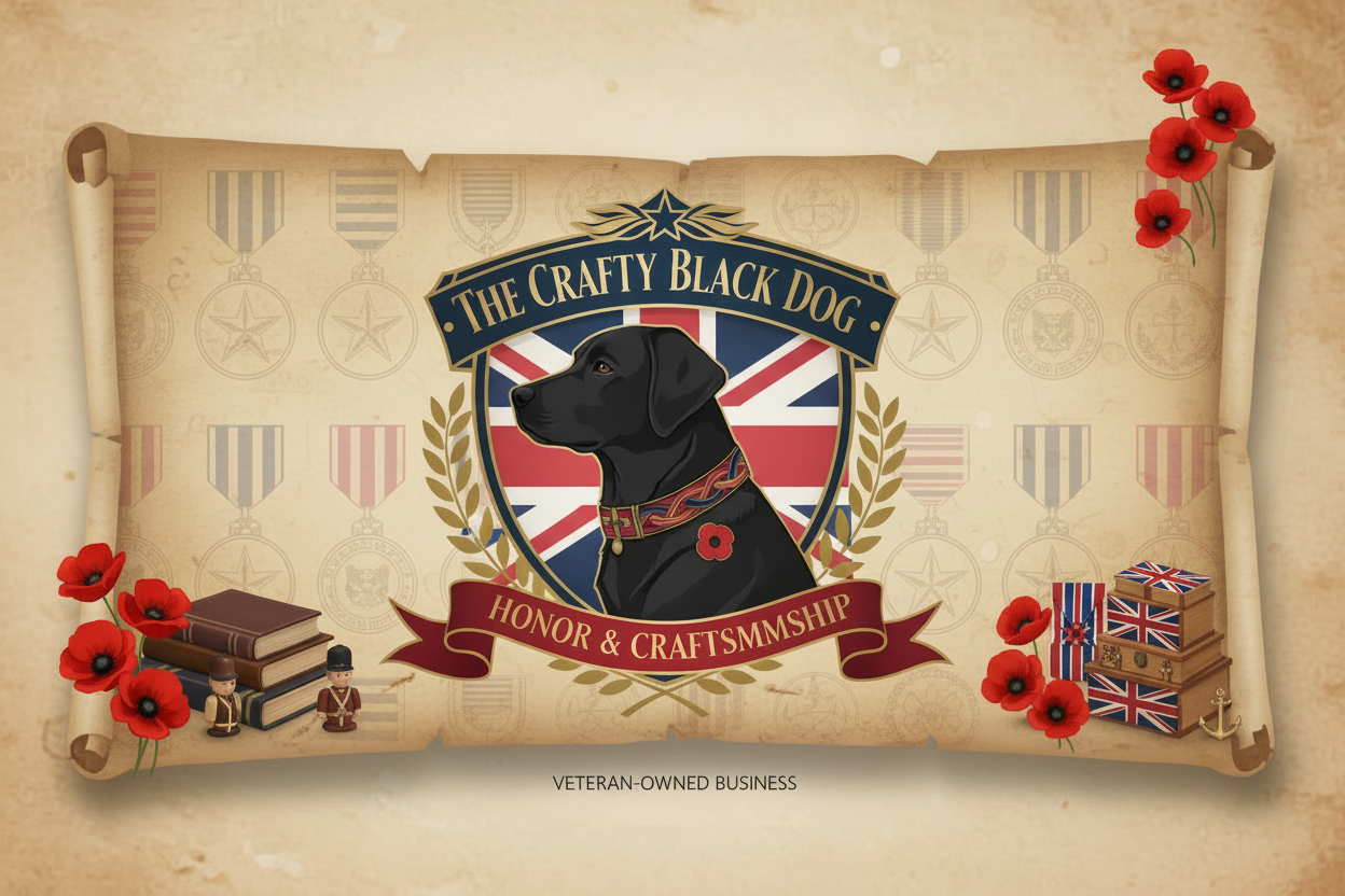 The Crafty Black Dog - Veteran Gifts