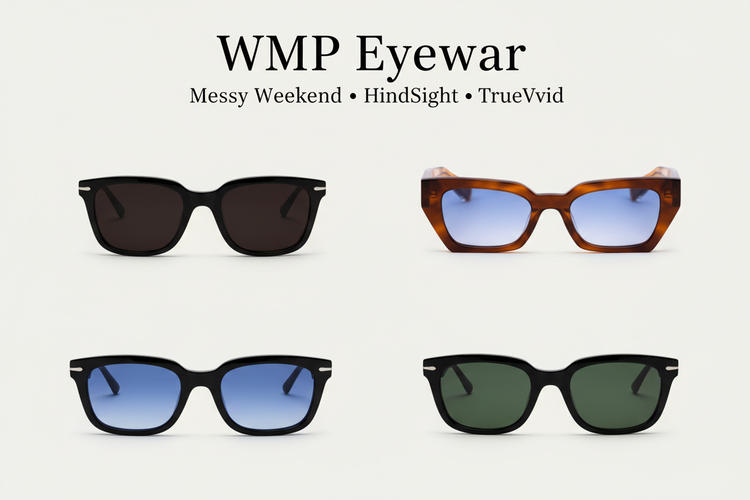 Premium polarized sunglasses assortment with UV400 lenses, ideal for golf, padel and outdoor sports, displayed on white.