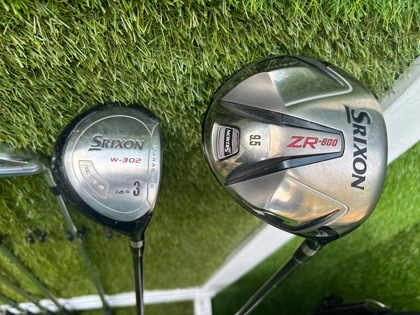 Mizuno T-Zoid / MX-23 Irons + Srixon ZR-800 Driver & W-302 3 Wood Golf Set