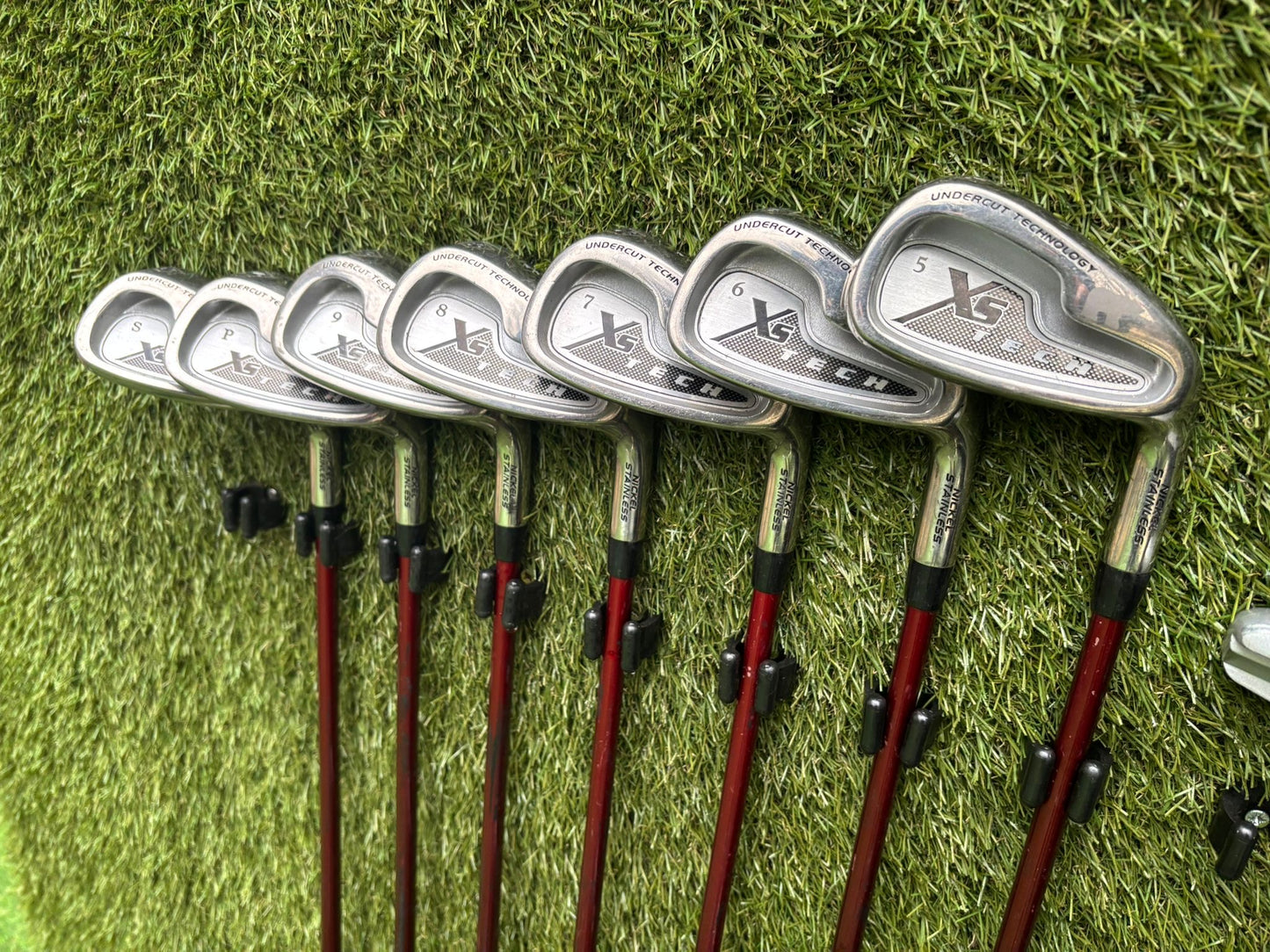 Golden Bear Irons + Xs Tech Woods + Donnay Driver + Callaway Stand Bag – 12-Club Golf Set