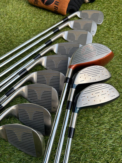 Wilson ProStaff Oversize 3–SW + New & Unused Woods + Howson Putter + Nike Bag (13-Piece Set)