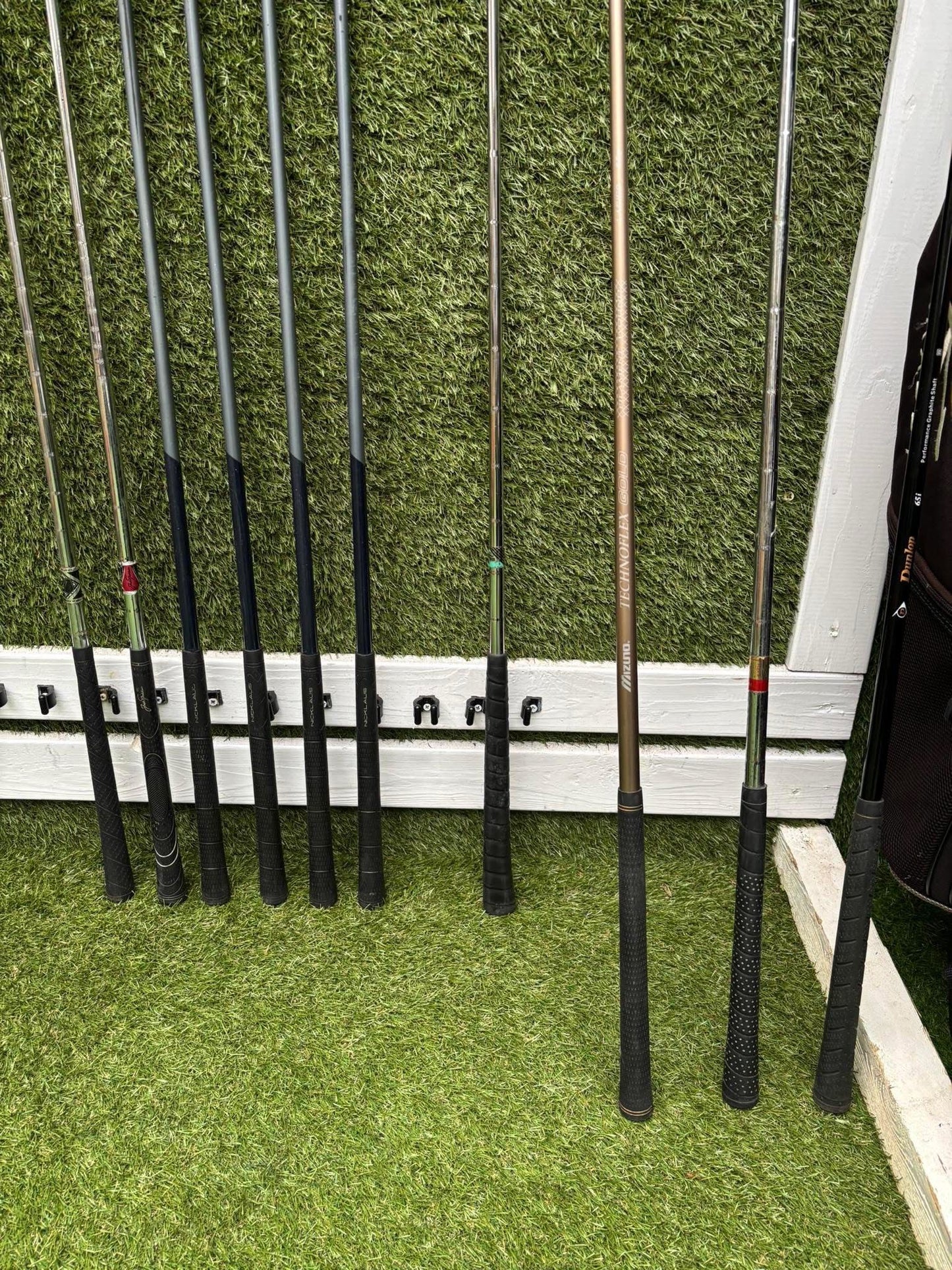 Jack Nicklaus Hybrid Irons + Dunlop / Arnold Palmer / Mizuno Woods + Golden Bear Wedge + Bag – 10 Club Set £164.00 Free Delivery