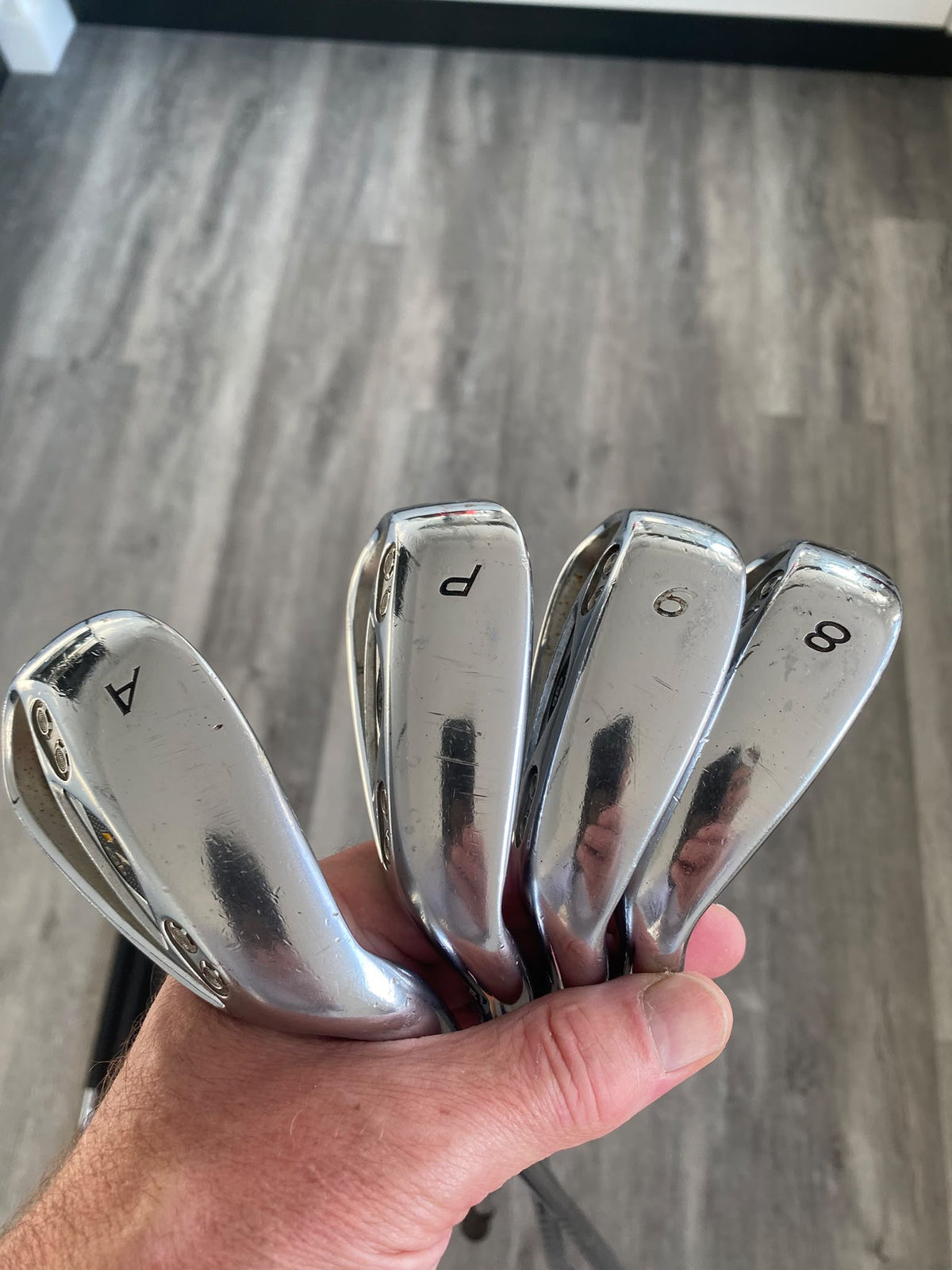 TaylorMade RAC R7 CGB Max Irons 4-PW AW SW (9 Clubs)