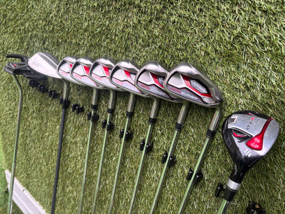 TaylorMade AeroBurner Irons + Cobra Woods + Nike Stand Bag