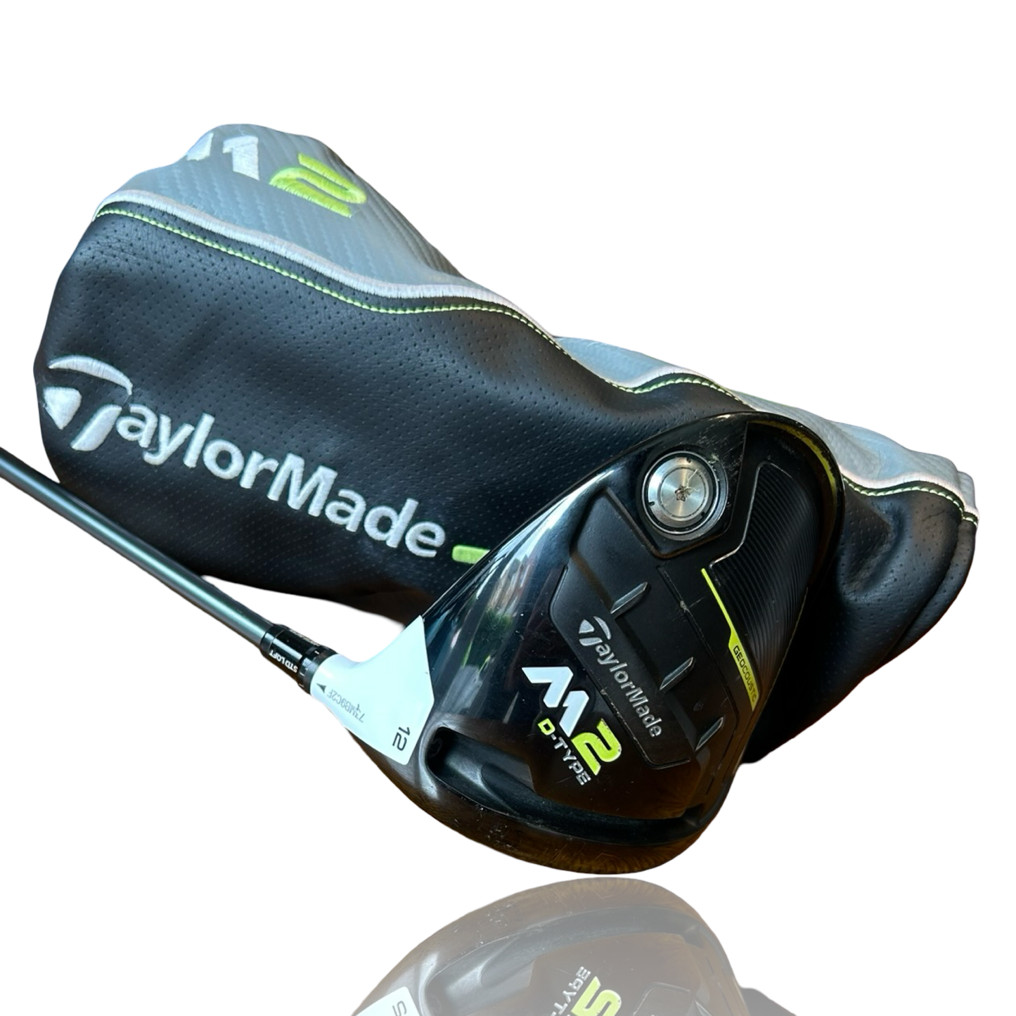TaylorMade M2 D-Type 12 Degree Pro 56 Regular Flex Graphite Shaft Head Cover Included Golf Pride Mid Size Grip - RH