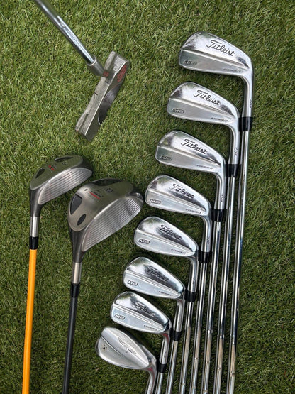 Titleist MB Forged 690 Full Golf Set + Vokey SM7 + Yes! Callie Putter + Motocaddy Leather Cart Bag £524.00