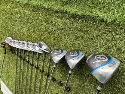 Dunlop MPX Golf Set with Matching MX II Woods, Confidence HC7 Putter & Dunlop Stand Bag