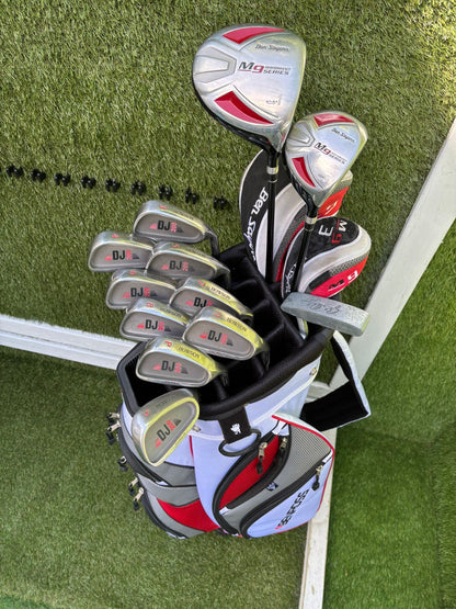 Howson DJ 200 Oversize Irons 3-SW + Ben Sayers M9 Woods & New Benross Bag