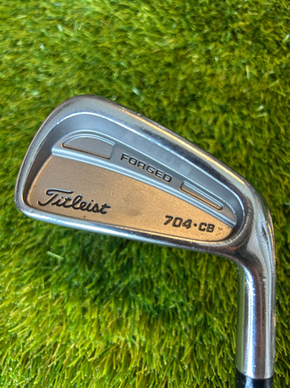 Titleist 704.CB Forged Iron set 3-PW Dynamic Gold R300 Steel Shaft Black Widow Grip - RH
