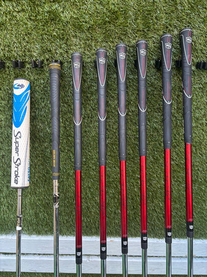 Wilson Staff Di11 Golf Set with Mizuno MX-700 Driver, Ping DSE Pengyo Putter & Cobra Stand Bag