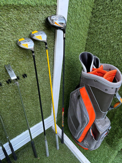 Ping G10 Irons Set + TaylorMade r7 Driver + Nike SQ Woods + Ping Glide Wedge + Cobra Stand Bag