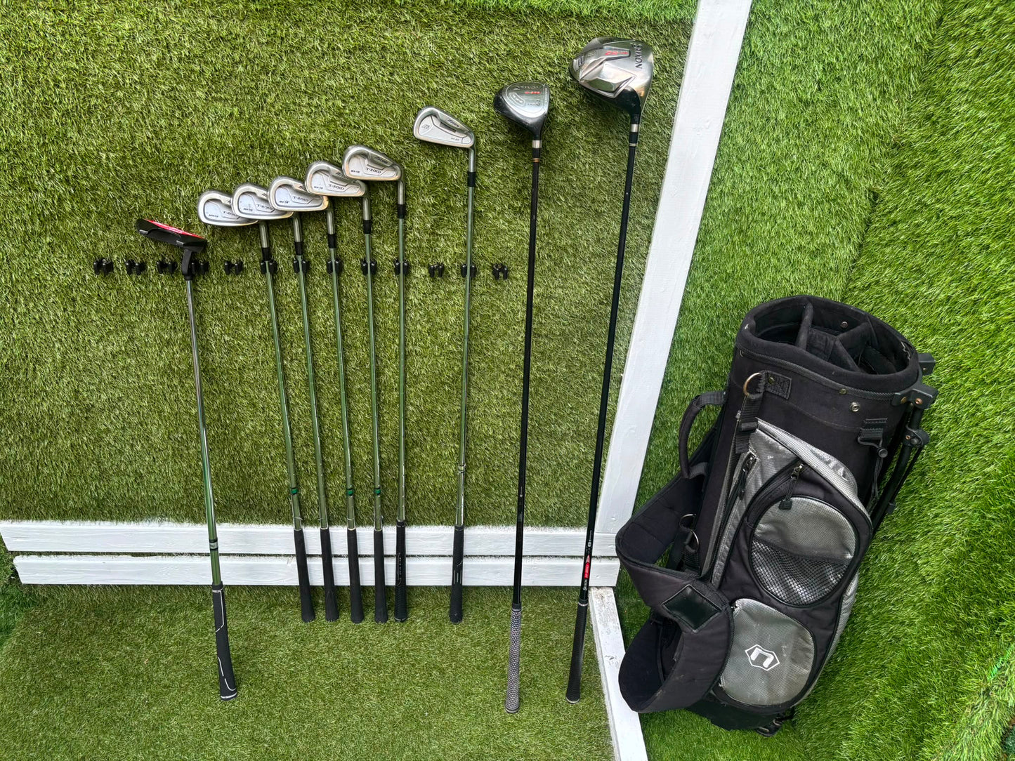 Mizuno T-Zoid / MX-23 Irons + Srixon ZR-800 Driver & W-302 3 Wood Golf Set