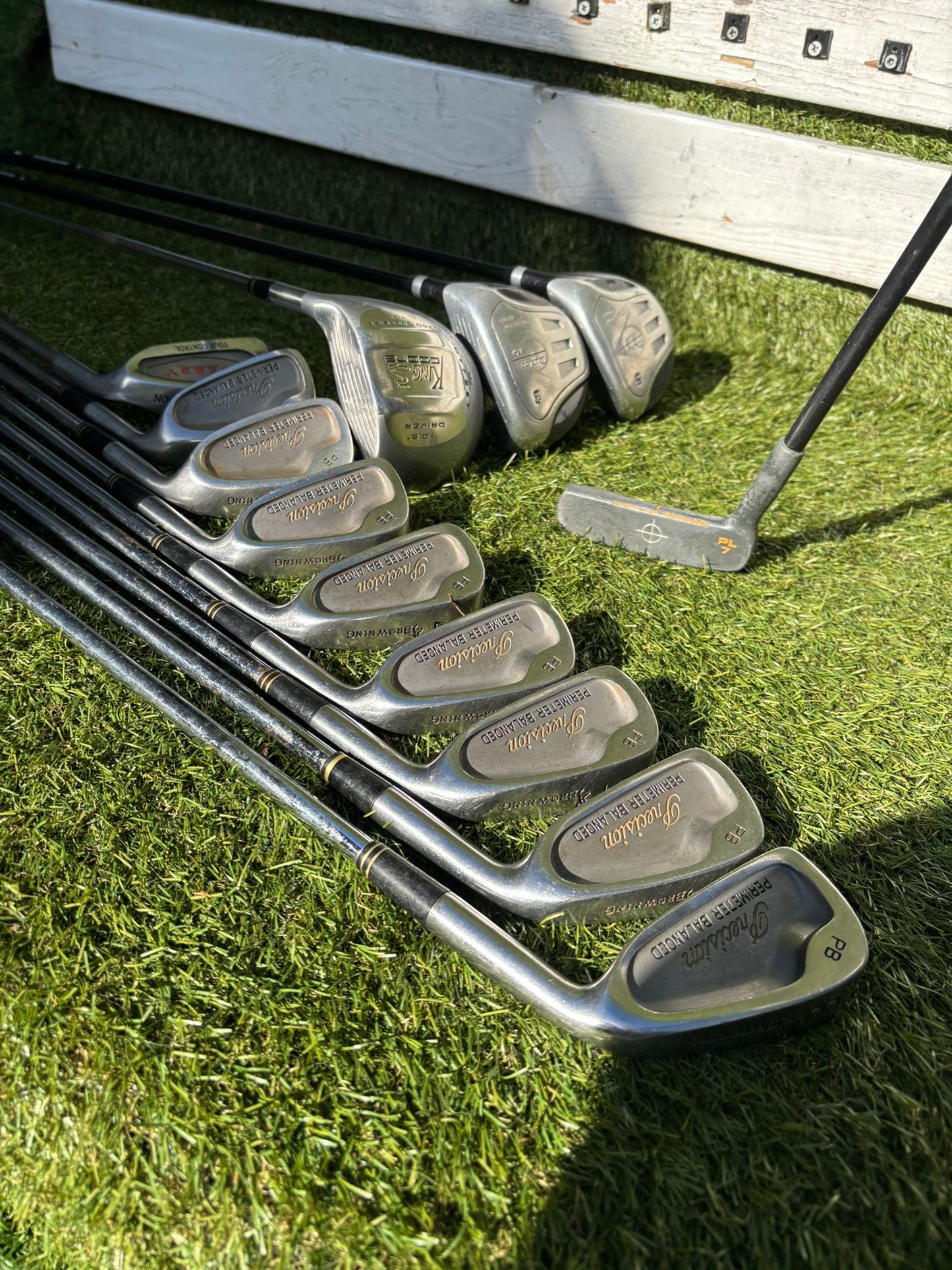 Browning 3–SW Irons + Cobra Driver + Dunlop 3 & 5 Wood + Ben Sayers Bag – 13 Clubs