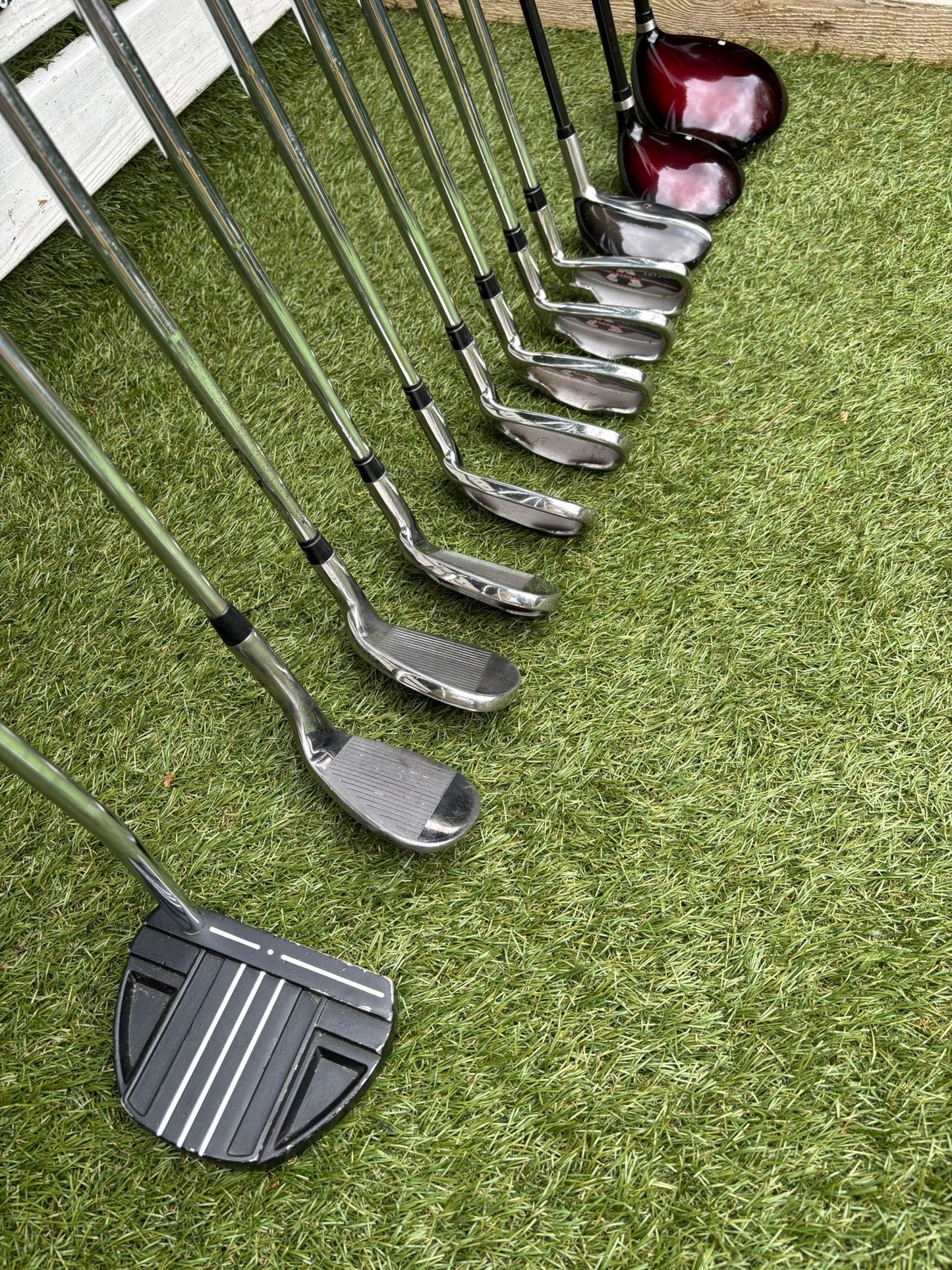 Wilson Deep Red Woods + Ram Concept Irons Set + Mizuno Stand Bag - Free P&P