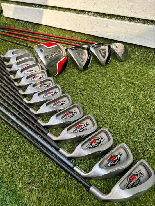 Callaway Big Bertha 17 Club Set | FULL 1–LW Iron Run (13 Irons) + Woods RARE COMPLETE