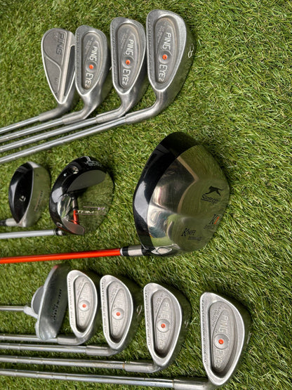 Ping Eye 2 Red Dot Full Set + TaylorMade Bag – Classic Meets Modern £224.00 Delivered