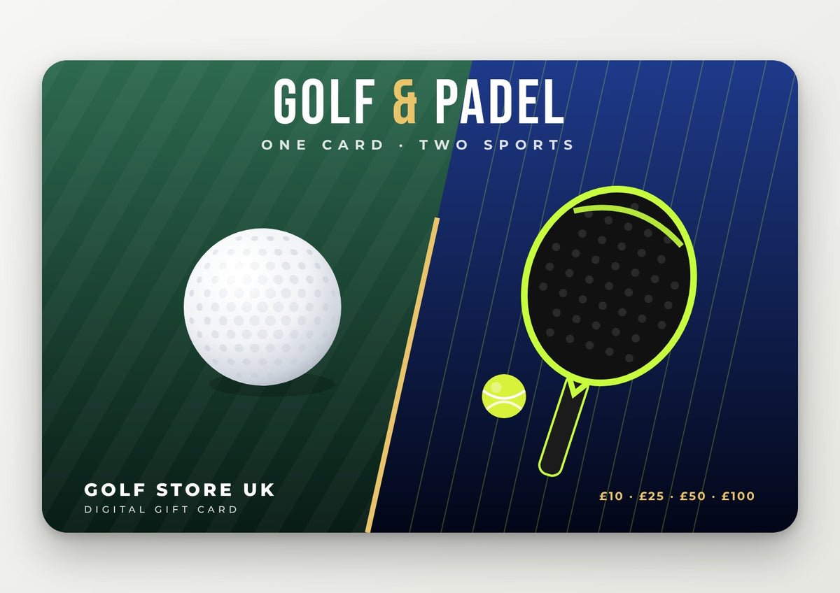 Golf Store UK digital gift card – Golf & Padel design