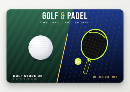 Golf Store UK digital gift card – Golf & Padel design