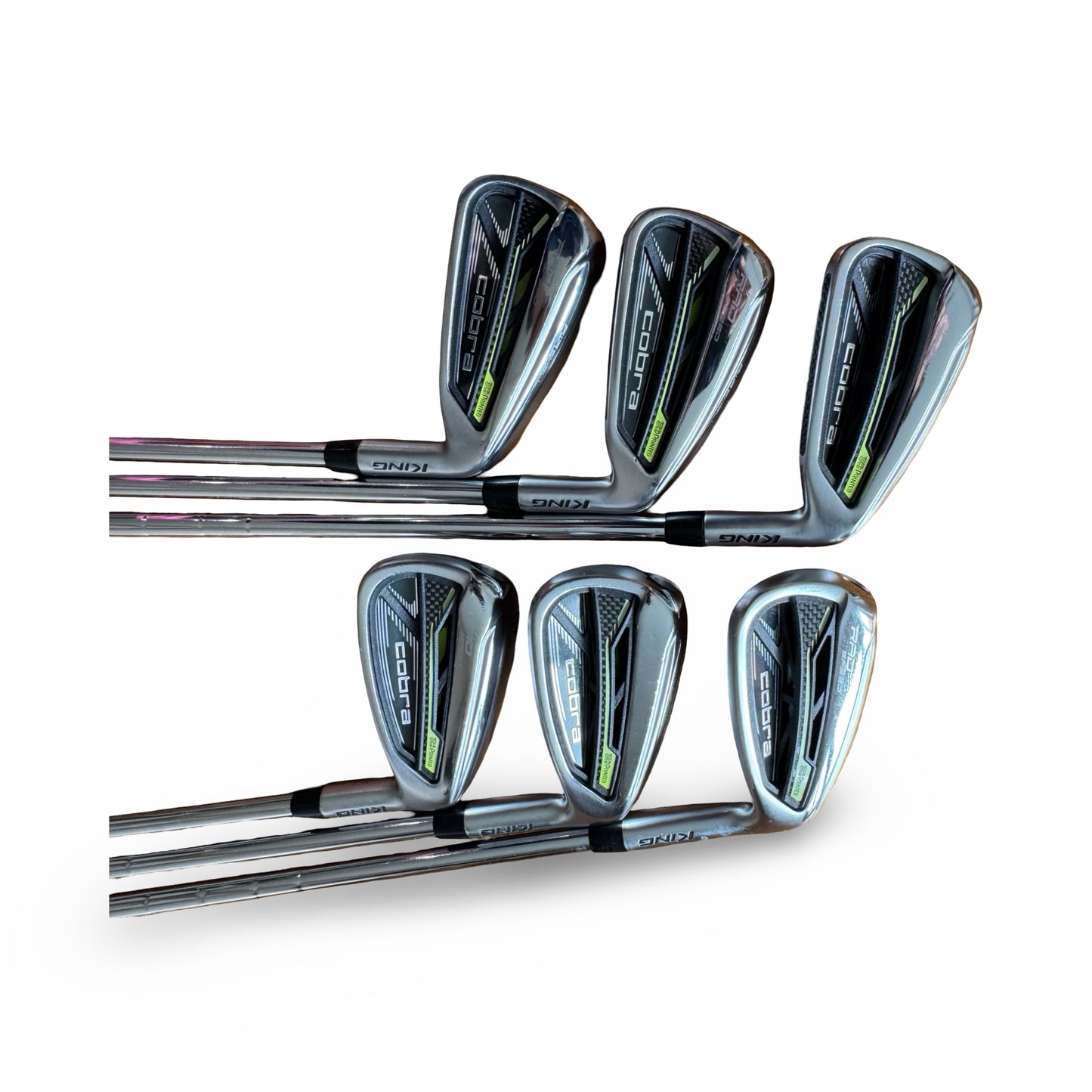 Cobra King Rad Speed 5-PW 3D Printed Stiff KBS Tour Shafts VGC Fast Delivery
