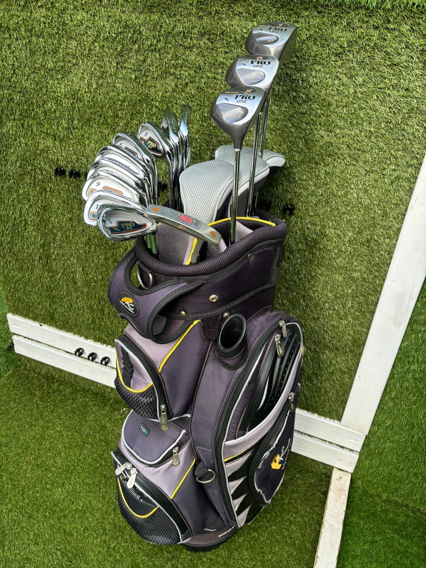 Donnay Pro One Full Golf Set + PowaKaddy Cart Bag (13 Clubs) – Fantastic Like New Condition Just £194.00 Delivered