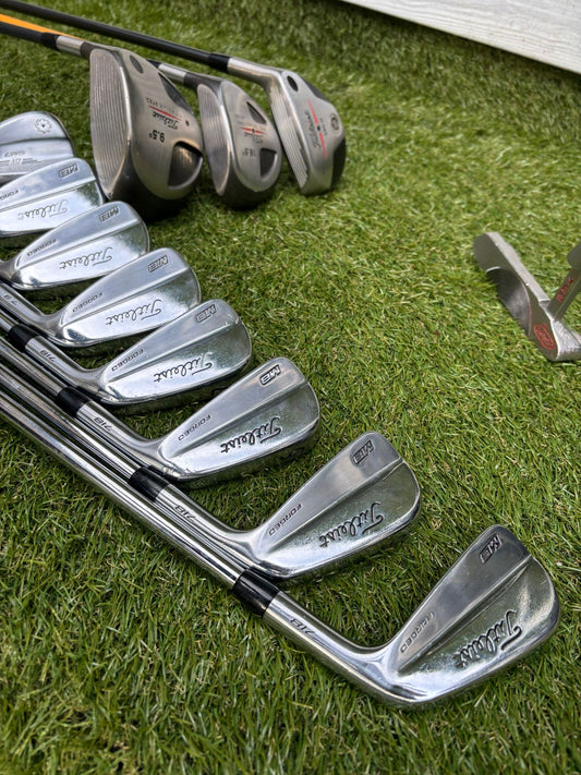 Premium Titleist Forged Golf Set with Cart Bag (12 Clubs)