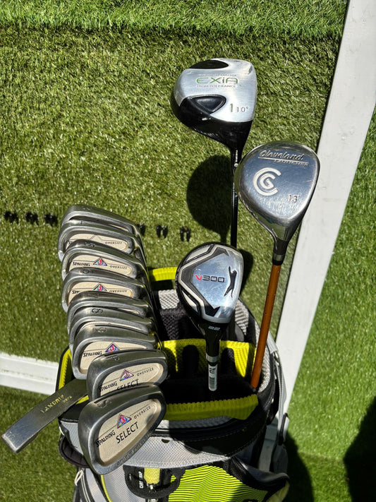 Spalding Irons (3–SW) + Cleveland Wood, Hybrid & Full Set Free Delivery