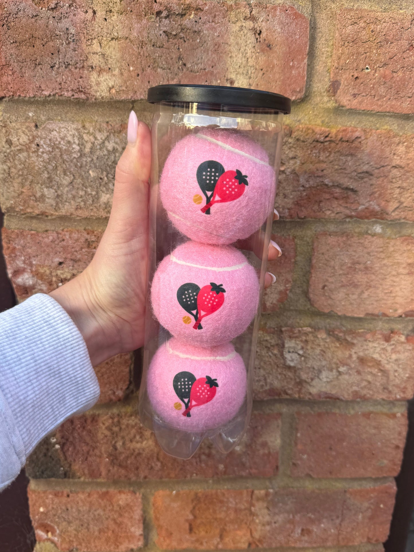 Namethatball -Customised Coloured Padel balls - BABY PINK