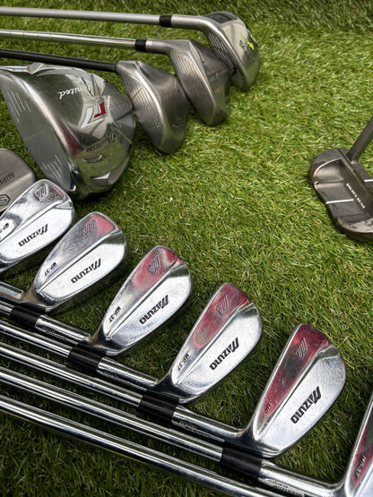 Mizuno MP-37 Forged Irons + PING Rapture Hybrid – Complete 13-Club Golf Set