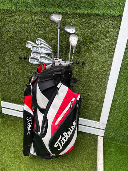 Texan Power Cavity Golf Complete Set & Titleist Bag - PLEASE  READ THE DESCRIPTION ABOUT THE BAG!!
