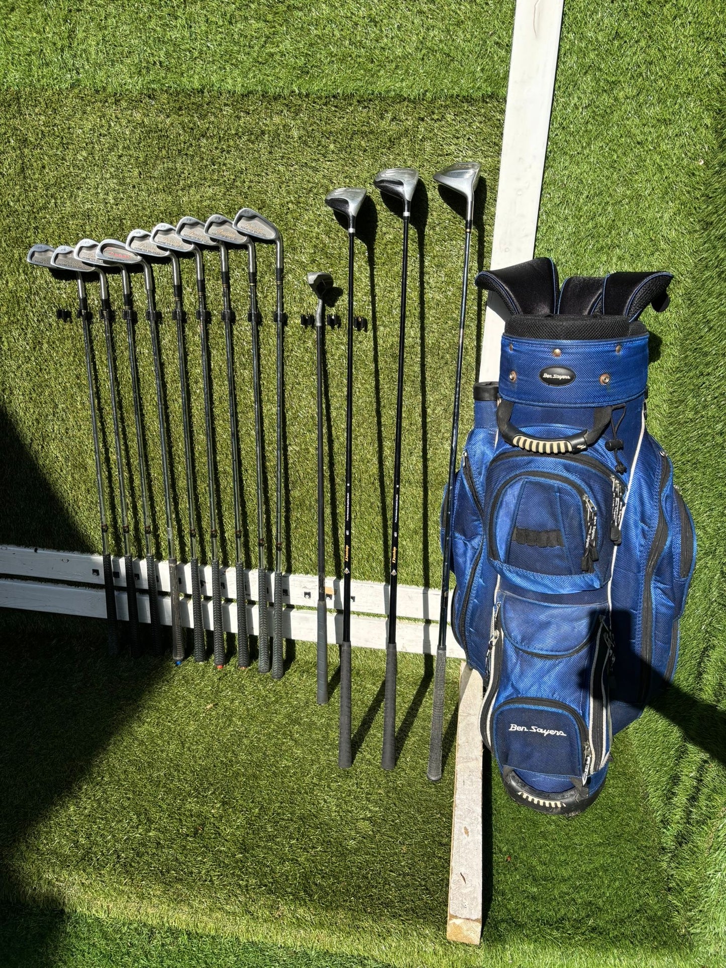 Browning 3–SW Irons + Cobra Driver + Dunlop 3 & 5 Wood + Ben Sayers Bag – 13 Clubs