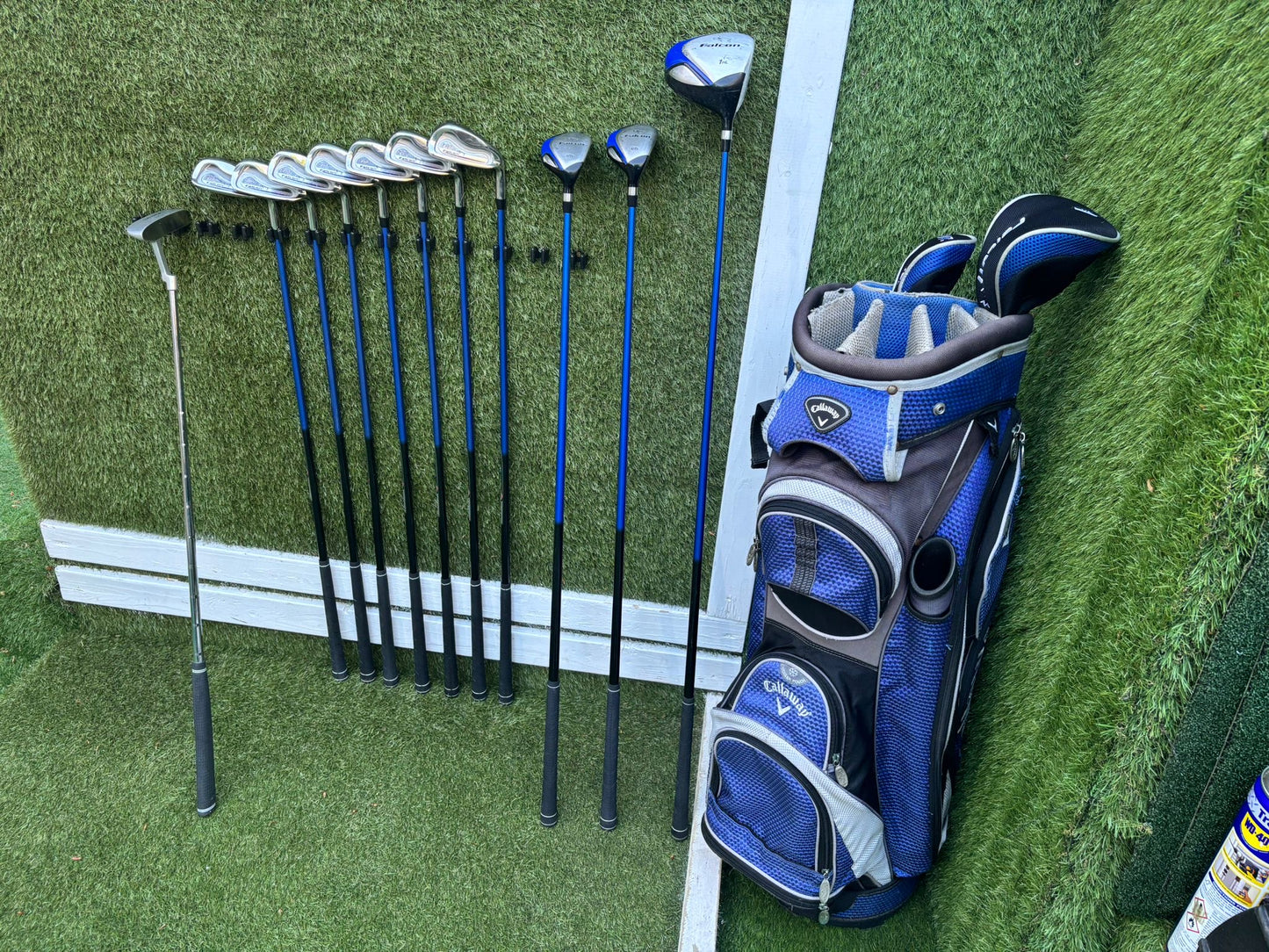 Ladies Falcon Graphite Golf Club Set with Cart Bag