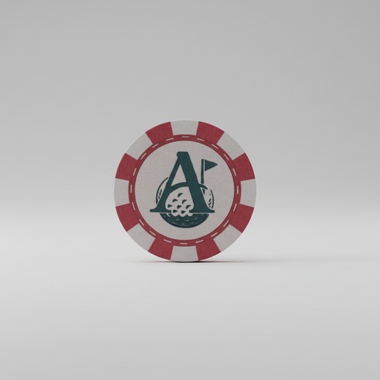 Poker chip ball marker